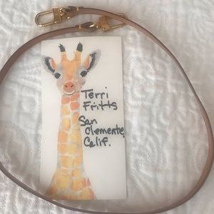 LV 22” Vachetta Strap